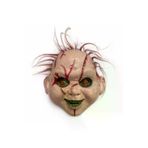 HarmonyAura 1766574359308 Saçlı Chucky Korku Maskesi – Gerçekçi Dikişli Ve Detaylı Maske
