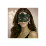 HarmonyAura 1766574360595 Haki Yeşil Gizemli Masquerade Balo Maskesi