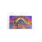 HarmonyAura 24242451280 Ahşap İstanbul Temalı Magnet - Model 9