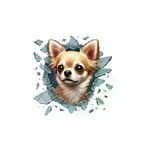 HarmonyAura 24242453357 Fulcar Köpek Tasarımlı Araç Stickerı