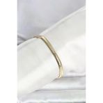 HarmonyAura P219140S2032 Cm 14K Gold Renk Yassı Zincir Yılan Model Kadın Bileklik