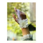 HarmonyAura SMRBRİDE-BİLEKLİK-BEYAZ Bride To Be Nedime Gelin Bilekliği Tüy Ve İnci Boncuk Detaylı Beyaz Renkli Bekarlığa Ved