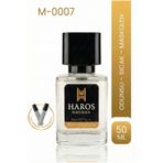 HAROS PARFUMEUR M-0007 Kalıcı Erkek Parfüm Edp 50 ml | Odunsu – Baharatlı – Maskülen Koku