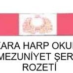 Harp Okulu Mezuniyet Şerit Rozeti (Kara Kuvvetleri)