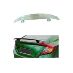 Harphour Honda Civic Fc5 Uyumlu Bagaj Üstü Spoiler Yüksek Ayaklı BOYASIZ Spoiler 2016+