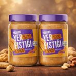 Harras %100 Yer Fıstığı Ezmesi Parçacıklı 350 G x 2 Adet – Katkısız, Ilave Şekersiz - 700 gr
