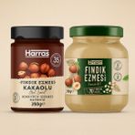 Harras Fındık Ezmesi 2'li Kakaolu 350 gr & Parçacıklı 310 gr