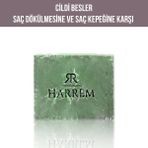 Harrem Defne Sabunu 100 gr Doğal Malzeme ile Cildi Besler ve Saç Dökülmesine Karşı Etkilidir