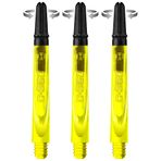 Harrows Darts Technology Carbon 360 şaft, Thor-Sports döner karbon üst (şort, sarı)