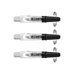 Harrows Darts Technology Carbon 360 şaft, Thor-Sports Rotating Carbon Top (orta, şeffaf)