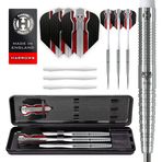 Harrows Wolfram %97 Tungsten Çelik Uç Dart Seti 21g, 22g, 23g, 24, 25g ve 26g - Speedline Milleri, Maraton - Wolfram Uçuşları ve Seyahat Çantası 23g