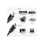 harry 1.5 Metre Type-C USB B Printer Kablosu Beyaz Type-C Yazıcı Kablosu Tablet,Telefon,Bilgisayar,