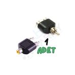 harry 1 Adet 1 Erkek Rca - 2 Rca Dişi Jak Jack Rca Fiş To Çift Dönüştürücü Çevirici Çoğaltıcı