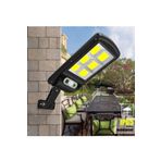 harry Hareket Sensörlü 3 Modlu Cob Led Solar Güneş Enerjili Sokak Lambası Bahçe Aydınlatması