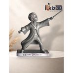 Harry Potter 3D Figür - 12 cm Masaüstü Dekor / Koleksiyonluk Hediye - 0315 Gri