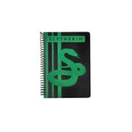 Harry Potter Bina Defter – Slytherin - Çizgili 96 Yaprak - 24x17cm - Sihir Dükkanı
