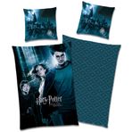 Harry Potter çocuk nevresim takımı, Azkaban mavisi, 135 x 200 cm + 80 x 80 cm, %100 pamuk, Renforcé Linon kalitesi, çift taraflı nevresim takımı, YKK fermuarlı, Alman boyutu