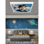 Harry Potter Çocuk Odası Avize, 60X60 Kare, 60WATT,BEYAZ Işık LED Lamba,çocuk Odası Modern LED Avize