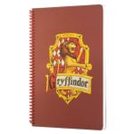 Harry Potter Gryffindor Spiralli Defter Kiremit Rengi Çizgili