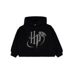 Harry Potter Kız Çocuk Sweatshirt 6-9 Yaş Siyah