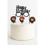 Harry Potter Temalı Doğum Günü Pasta Süsü - 4 Parça