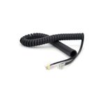 harry Siyah Telefon Ahize Spiral Kordon Kablosu