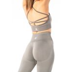 HARSFIT KADIN YÜKSEK BEL SCRUNCH TOPARLAYICI 7/8 SPOR TAYT PUSH UP SEAMLESS GRİ FİTNESS TAYT