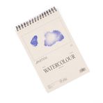 Hartem - 30 Yapıştırılmış Yaprak Suluboya Not Defteri | Ağırlık 300g/m2 | Boyut A4 (21 x 29,7 cm - 8,3" x 11,7")