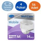 Hartmann MoliCare Premium Mobile 8 Damla Mor Paket M 4x14'lü Emici Külot