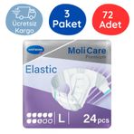Hartmann MoliCare Premium Slip Super Plus 8 Damla Mor Paket L 3x24'lü Hasta Bezi