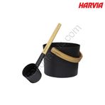 Harvia 4 lt Siyah Kova ve Kepçe
