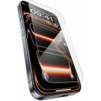 HARVORTEZ iPhone 13 Pro Max / 14 Plus Ekran Koruyucu için [Kolay Takılan], 9H Güçlü Temperli Cam, Yüksek Çözünürlük, Çizilmeye Dayanıklı, Kılıf Dostu, Yok Hissi Verir - [Siyah Köşesiz]