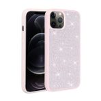 HARVORTEZ iPhone 13 Pro Pırlanta Taşlı Tasarım Kılıf, Koruyucu Parlak Yüzey, MSafe Etkilemez, Gerçek Tuş Hissi, Kalın Kamera Çerçeve Kapak, Darbe Emici, Elite Case (Pembe)