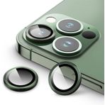 HARVORTEZ iPhone 13 Pro,13 Pro Max için, Kamera Lens Koruyucu, Basit Kurulum, HD Berrak Görüntü, Metal Çerçeve, 9H Temperli Cam, Çizilmeye Dayanıklı, Camera Lens Protector (Yeşil)