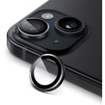 HARVORTEZ iPhone 13,13 Mini,12 Pro Max için, Kamera Lens Koruyucu, Basit Kurulum, HD Berrak Görüntü, Metal Çerçeve, 9H Temperli Cam, Çizilmeye Dayanıklı, Camera Lens Protector (Siyah)