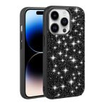 HARVORTEZ iPhone 14 Pro Max Uzun Ömürlü Parlak Taşlı Tasarım Kılıf, Koruyucu Parlak Arka Yüzey, Şık Görünümlü, Rahat Tuş Hissi, Kalın Kamera Çerçeve Kapak, Darbe Emici, Dizayn Case (Derin Mor)