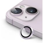 HARVORTEZ iPhone 14,14 Plus için, Kamera Lens Koruyucu, Basit Kurulum, HD Berrak Görüntü, Metal Çerçeve, 9H Temperli Cam, Çizilmeye Dayanıklı, Camera Lens Protector (Mor)