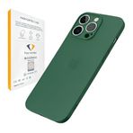 HARVORTEZ iPhone 16 Kılıf 6.1" ile Uyumlu, Ultra İnce Cep Telefon Kılıfı, Kamera Bölge Koruyucu, Ekstra Tuş Takımı, TPU Malzeme BPA İçermez, Kolay Temizlenebilir Phone Case - Yeşil