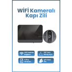 Harvox Wi-Fi Kameralı Kapı Zili – 1080P Akıllı Kablosuz Görüntülü Kapı Zili, 130° Geniş Açı, Uzaktan Kontrol