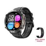 Harvox X2 Pro Tank Outdoor Akıllı Saat (İthalatçı Garantili) siyah