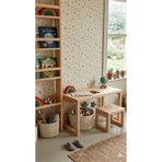 Has AKS orman Casual Çocuk Masa ve Taburesi Naturel Ağaç 80 cm