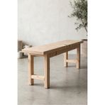 Has AKS orman Naturel Ahşap Ladin MODERN Bench Tabure (30x100)