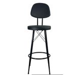 Has Bar Sandalyesi - 65 Cm Siyah 90 ile 100 Cm Arası Olan Ada & Masalara Uygundur