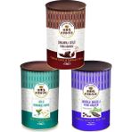 Has Kahve 3'lü Teneke 3*250 gr (Çikolatalı-Damla Sakızlı-Menengiçli Türk Kahvesi) - 750 gr
