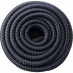 Has Light Pvc Kaplı Izoleli Çelik Spiral Boru 21 mm 50 Metre Siyah