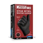 Has-Pet Haspet Masterforce Nitril Siyah Eldiven 50 Adet