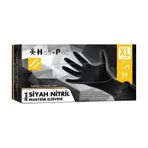 Has-Pet Kalın Siyah Nitril Pudrasız Eldiven Xl 50'li - x 12 Adet