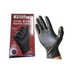 Has-Pet Masterforce Siyah Nitril Eldiven 50'li