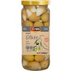 Has Premium 500 gr Sarımsaklı Yeşil Zeytin