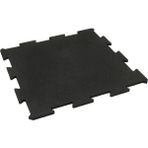 HAS Rubber 100x100 2 cm Siyah Blok Puzzle Kauçuk Yer Kaplama Spor Salonu Park Bahçe Zemin Kaplama